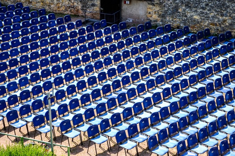 Blue chairs, Rötteln - click to continue