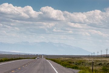 The Great Sand Dunes, 70 miles ahead