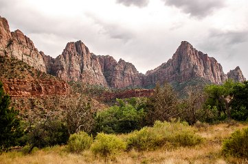 1st glimpse at Zion NP ...